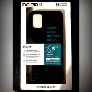 Incipio DualPro Black Case with Teal Accents